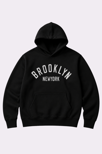 Brooklyn Graphic Fleece Pullover Hoodie