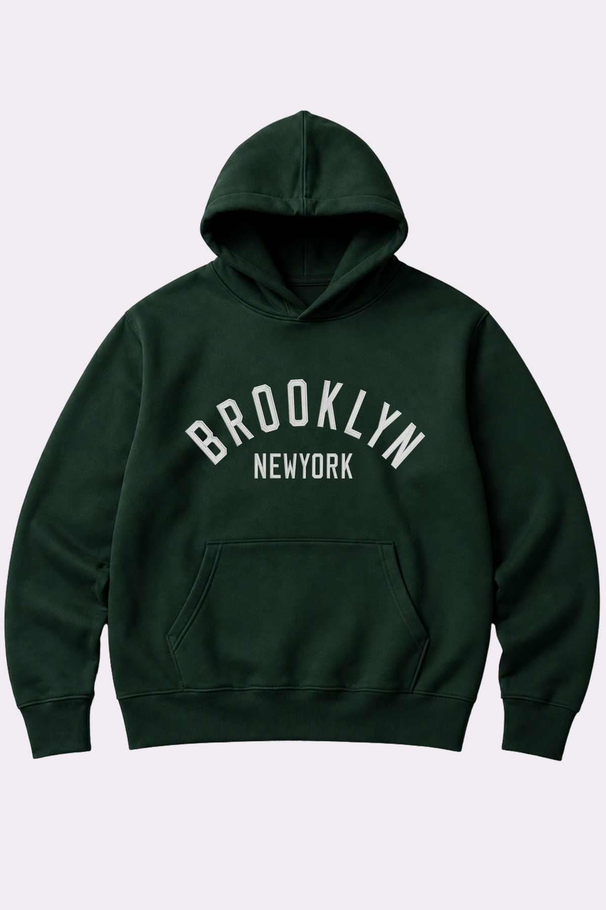 Green Brooklyn Graphic Fleece Hoodie