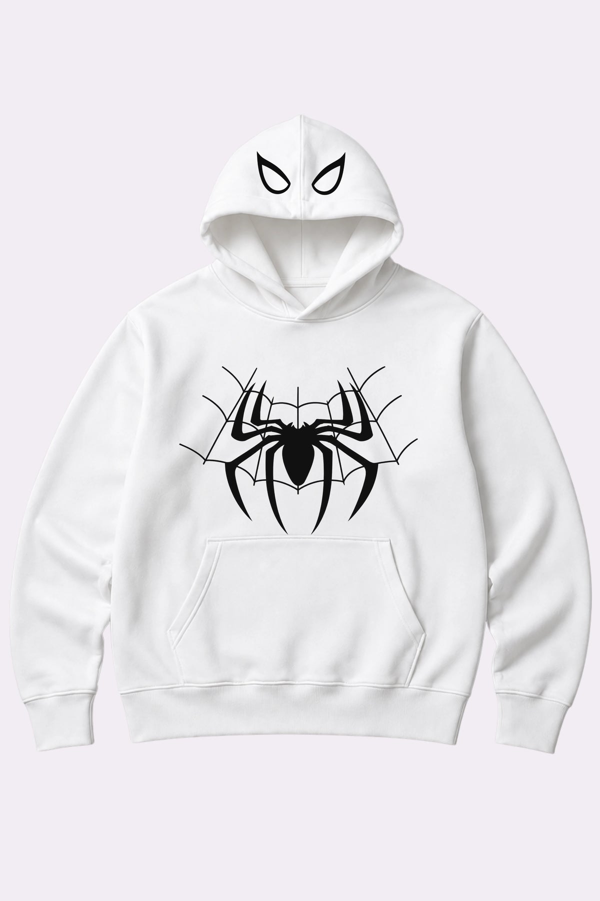 Marvel Spider-Man White Graphic Hoodie