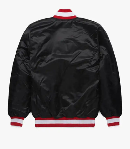 49ers Starter Black Varsity Jacket