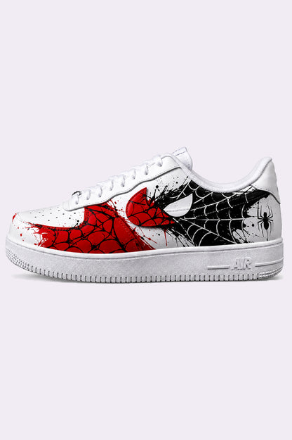 Spiderman Hand-Painted AF1 Sneakers 