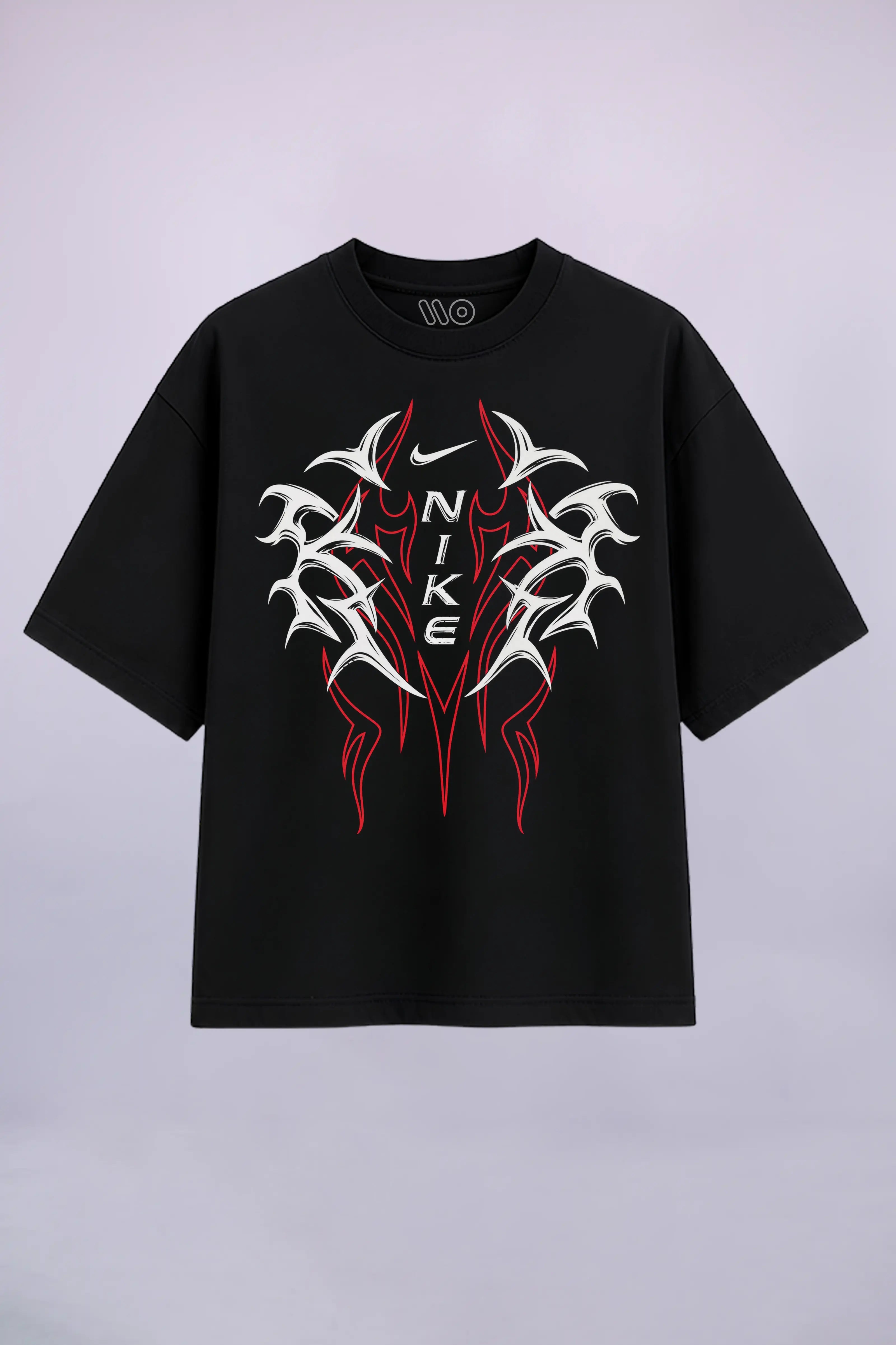 Nike Flame Print Black T-Shirt