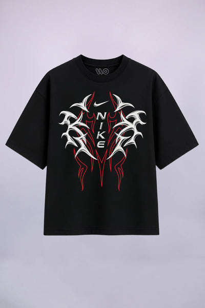 Nike Flame Print Black T-Shirt