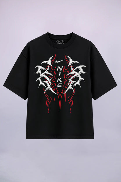 Nike Flame Print Black T-Shirt