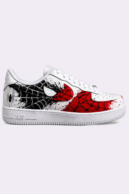 Spiderman Hand-Painted AF1 Sneakers 