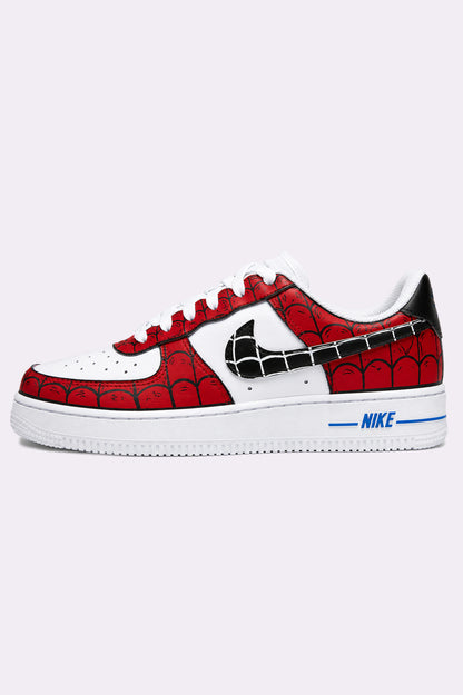 Spider Hand-Painted AF1 Sneakers