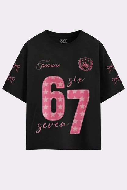 Treasure 67 Printed Oversized T-Shirt