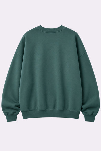 Mountain View Olive Green Graphic Sweatshirt
