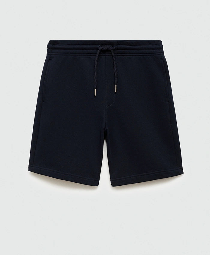 Adjustable Drawstring Jogger Cotton Shorts