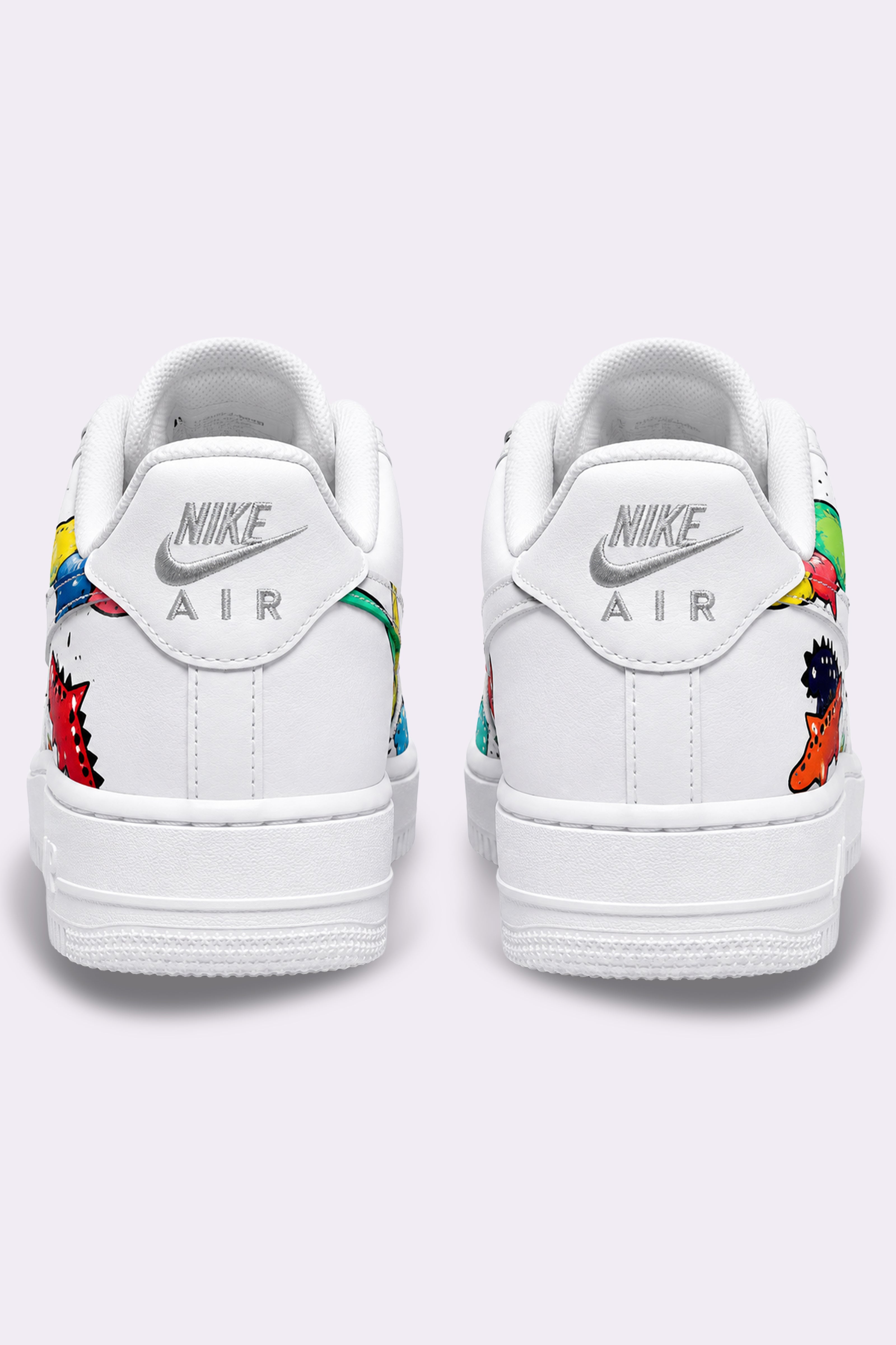 Hand Painted Dinosaur AF1 Sneakers