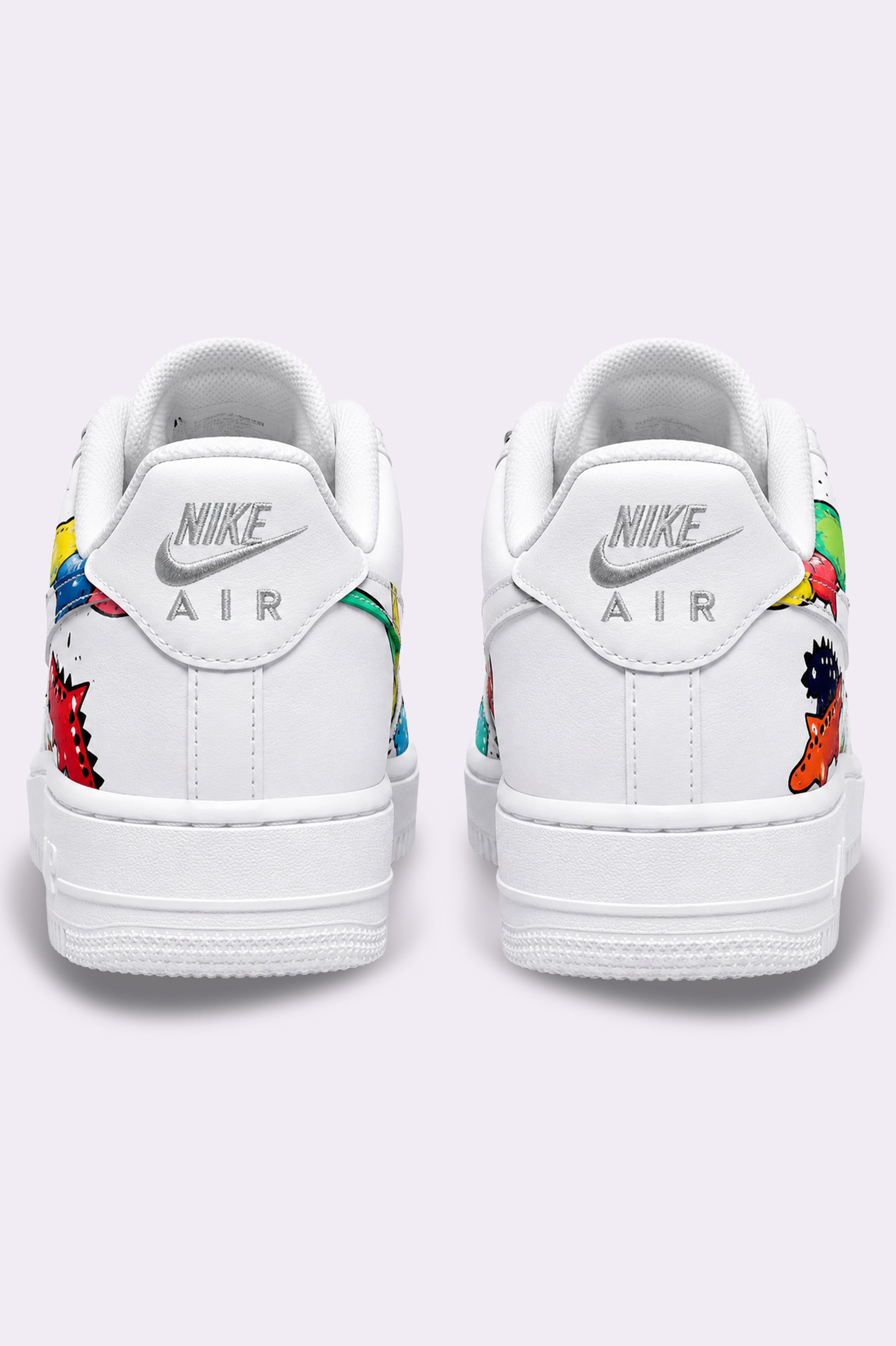 Hand Painted Dinosaur AF1 Sneakers