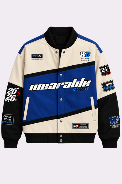 Streetwear Racing Motorsport Varsity Jacket