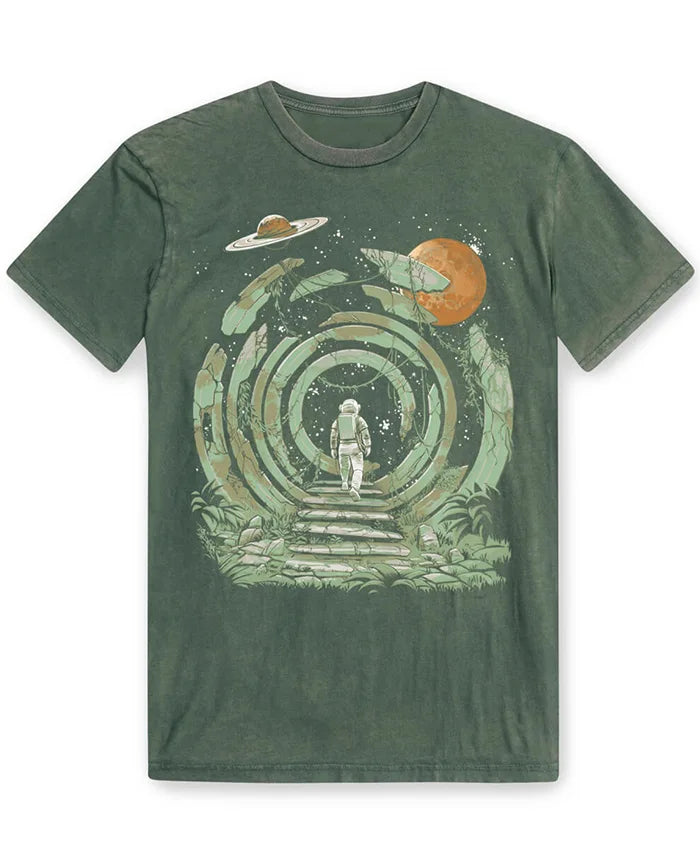 Astronaut Space Graphic T Shirt