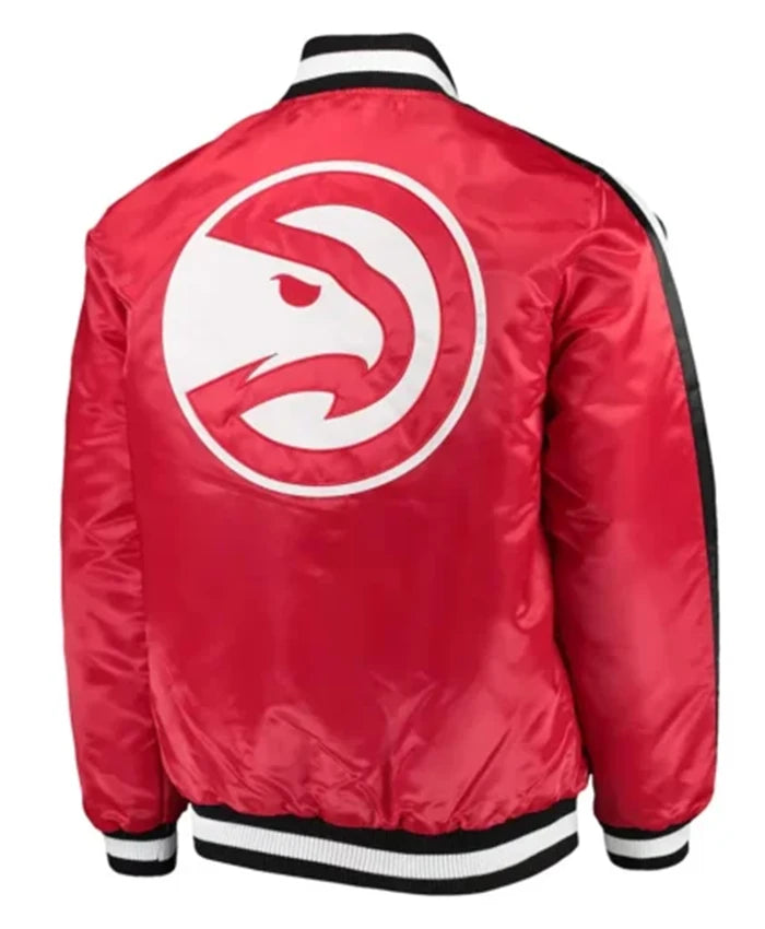 Atlanta Hawks The Offensive Red Varsity Jacket
