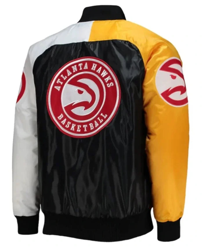 Atlanta Hawks Tricolor Starter Varsity Jacket