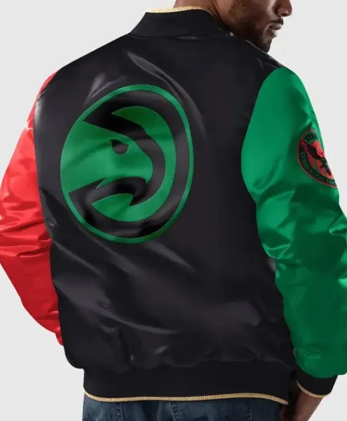 Atlanta Hawks Ty Mopkins History Month Varsity Jacket