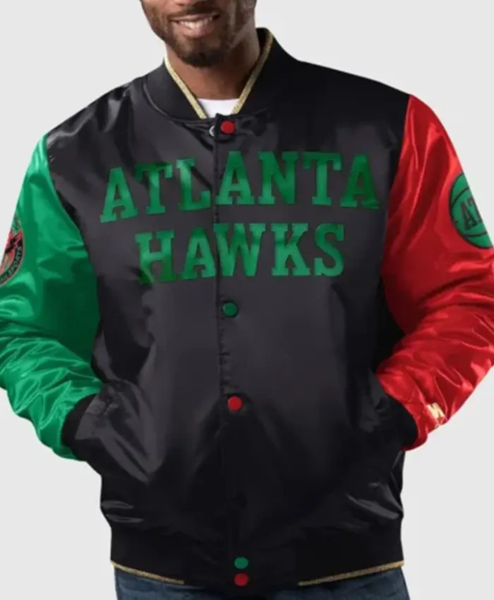 Atlanta Hawks Ty Mopkins History Month Varsity Jacket