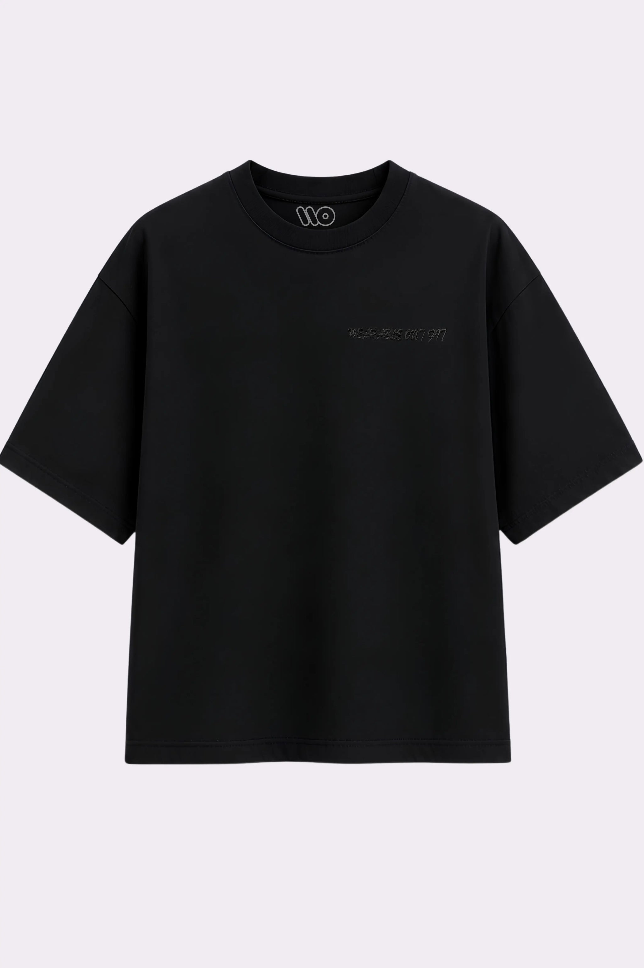 Black Floral Oversized T-Shirt