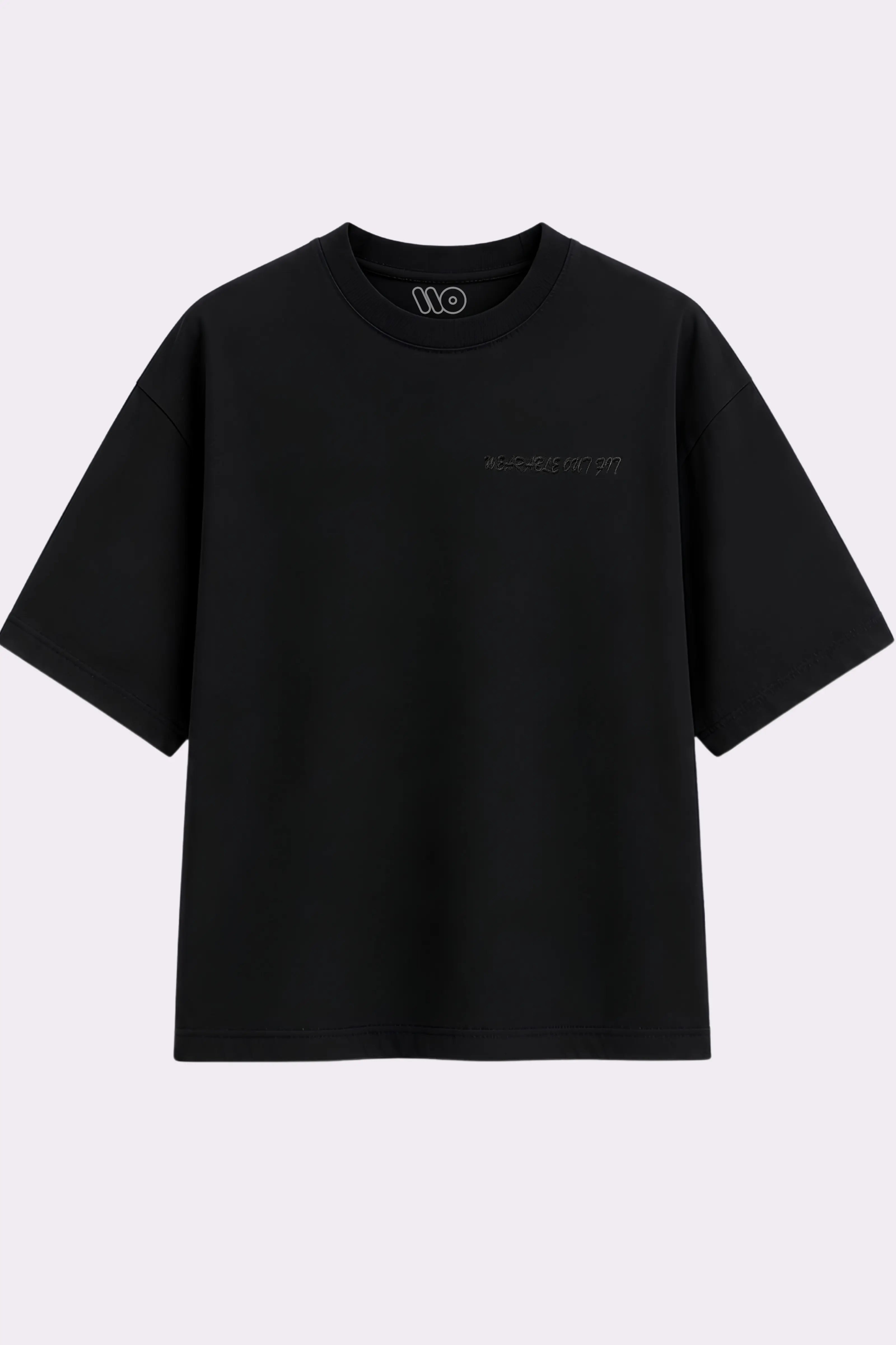 Black Floral Oversized T-Shirt