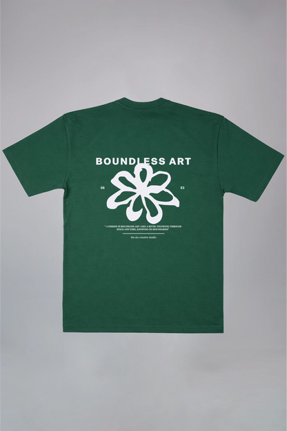 Boundless Art Red Oversized T-Shirt