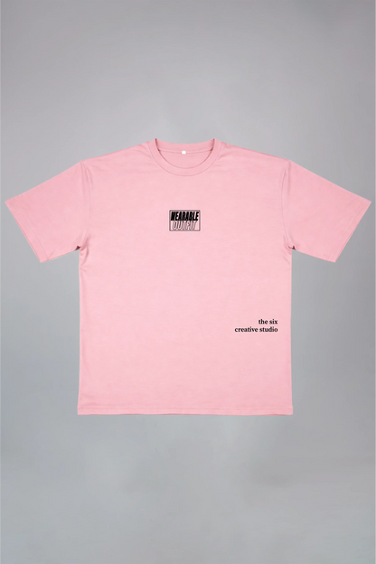 Boundless Art Red Oversized T-Shirt