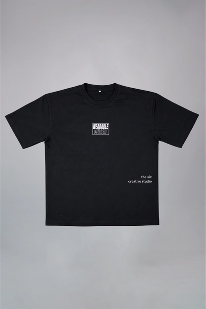 Boundless Art Red Oversized T-Shirt