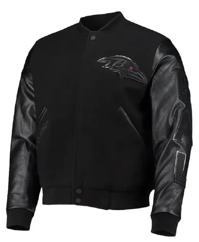 Baltimore Ravens Black Varsity Jacket
