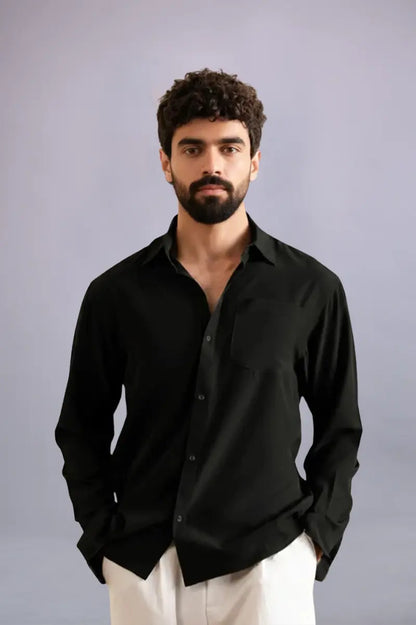 BlackClassicSleekShirt