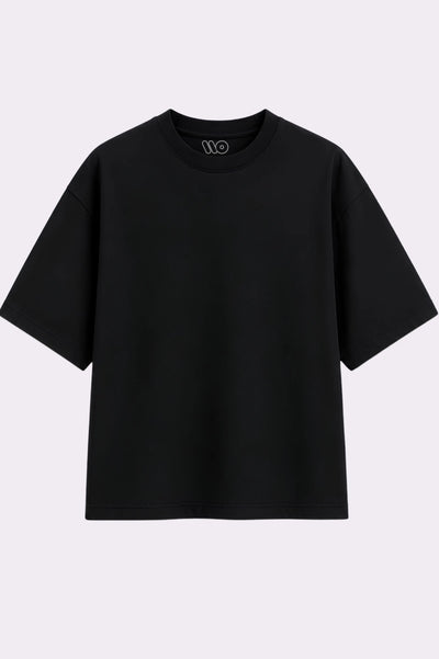 Premium Black Plain T-Shirt for Juniors