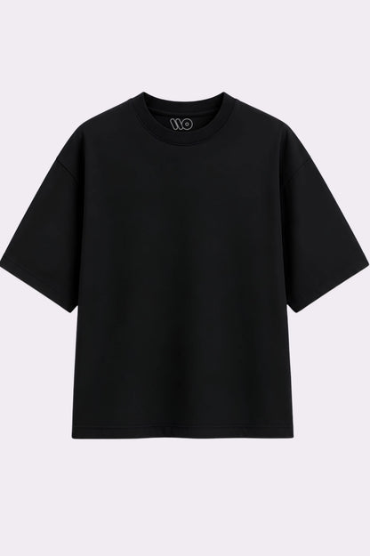 Premium Black Plain T-Shirt for Juniors