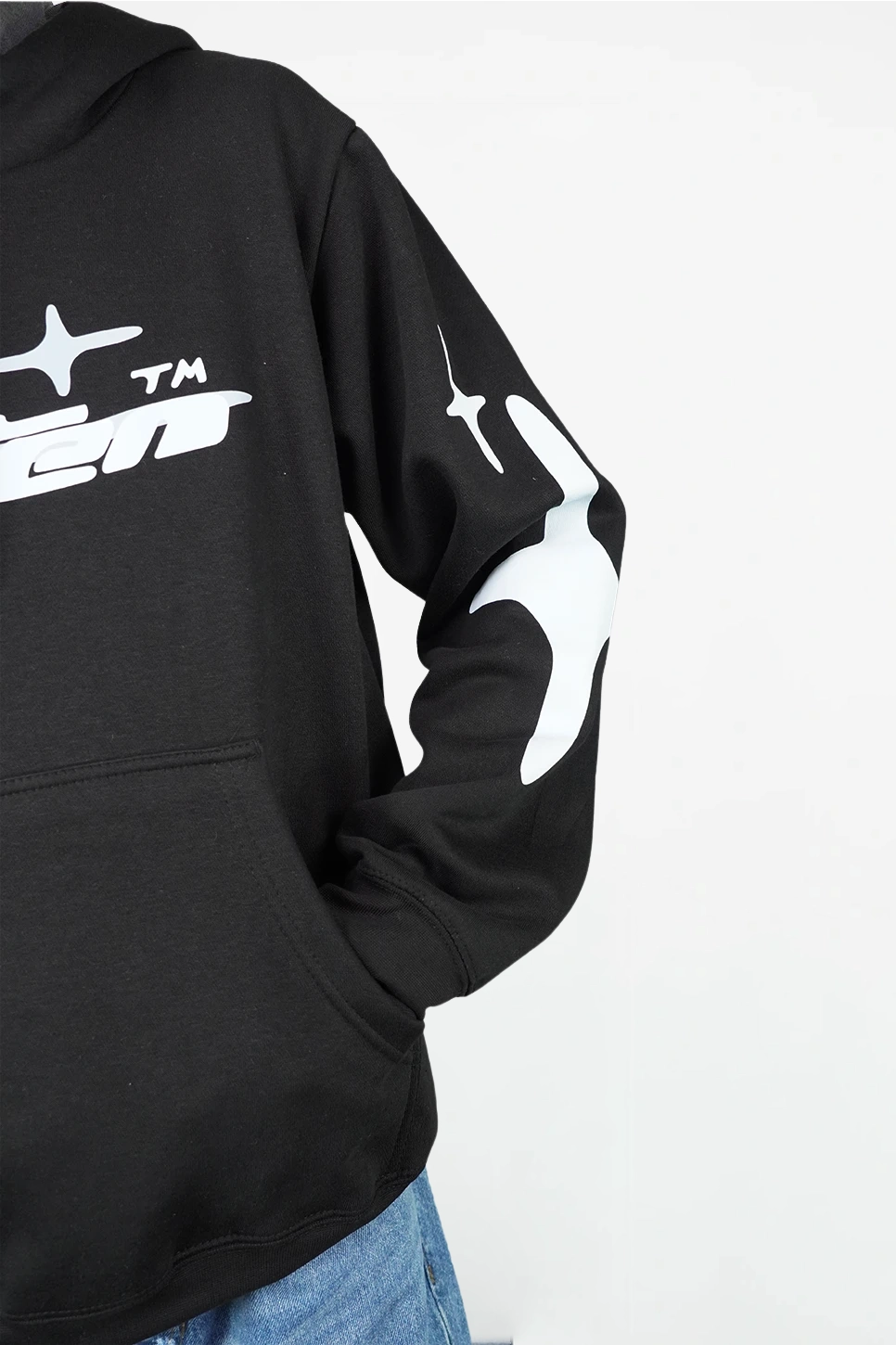 Black Pullover Hoodie-Unisex