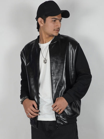 Black Bomber Jacket