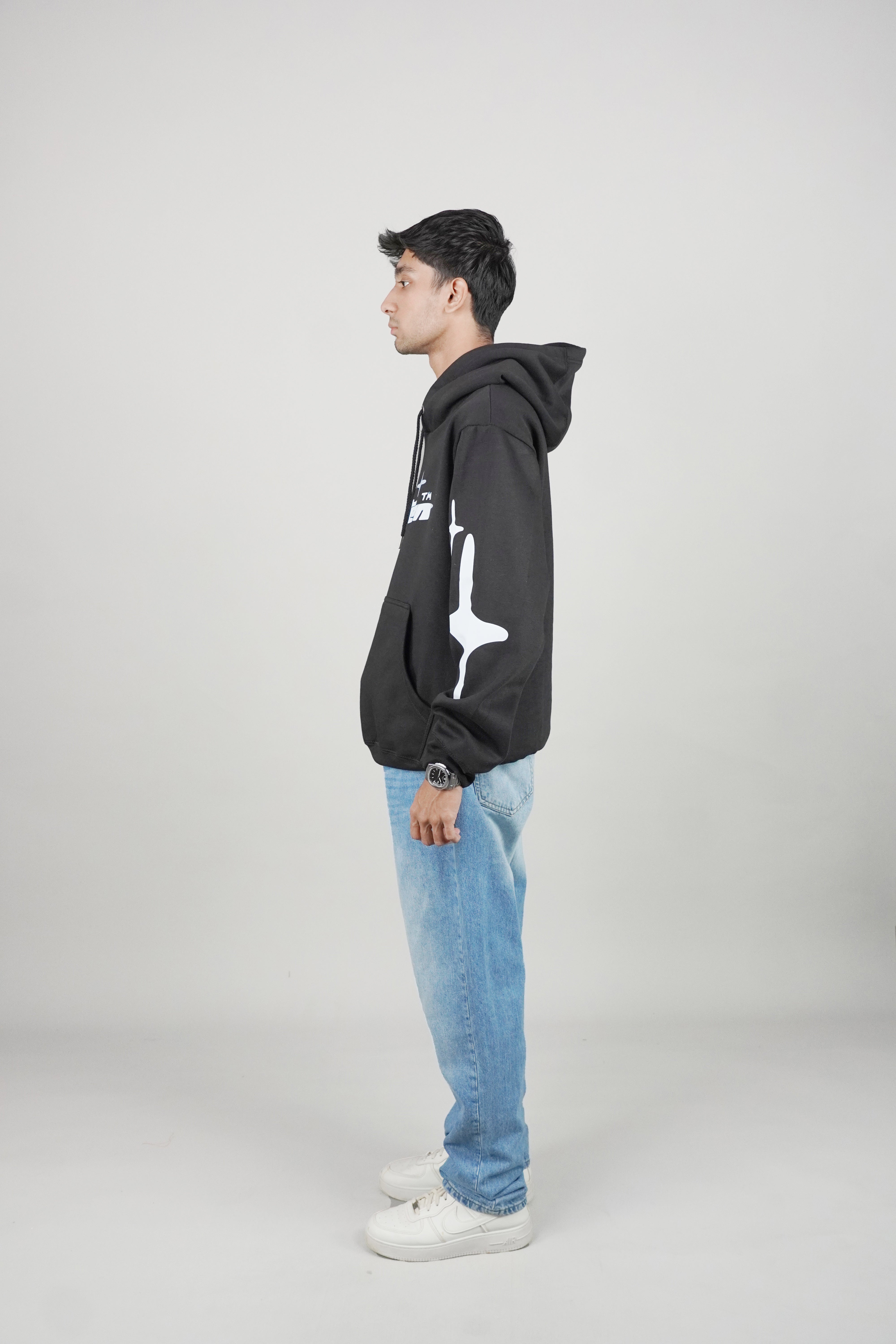 Black Pullover Hoodie-Unisex