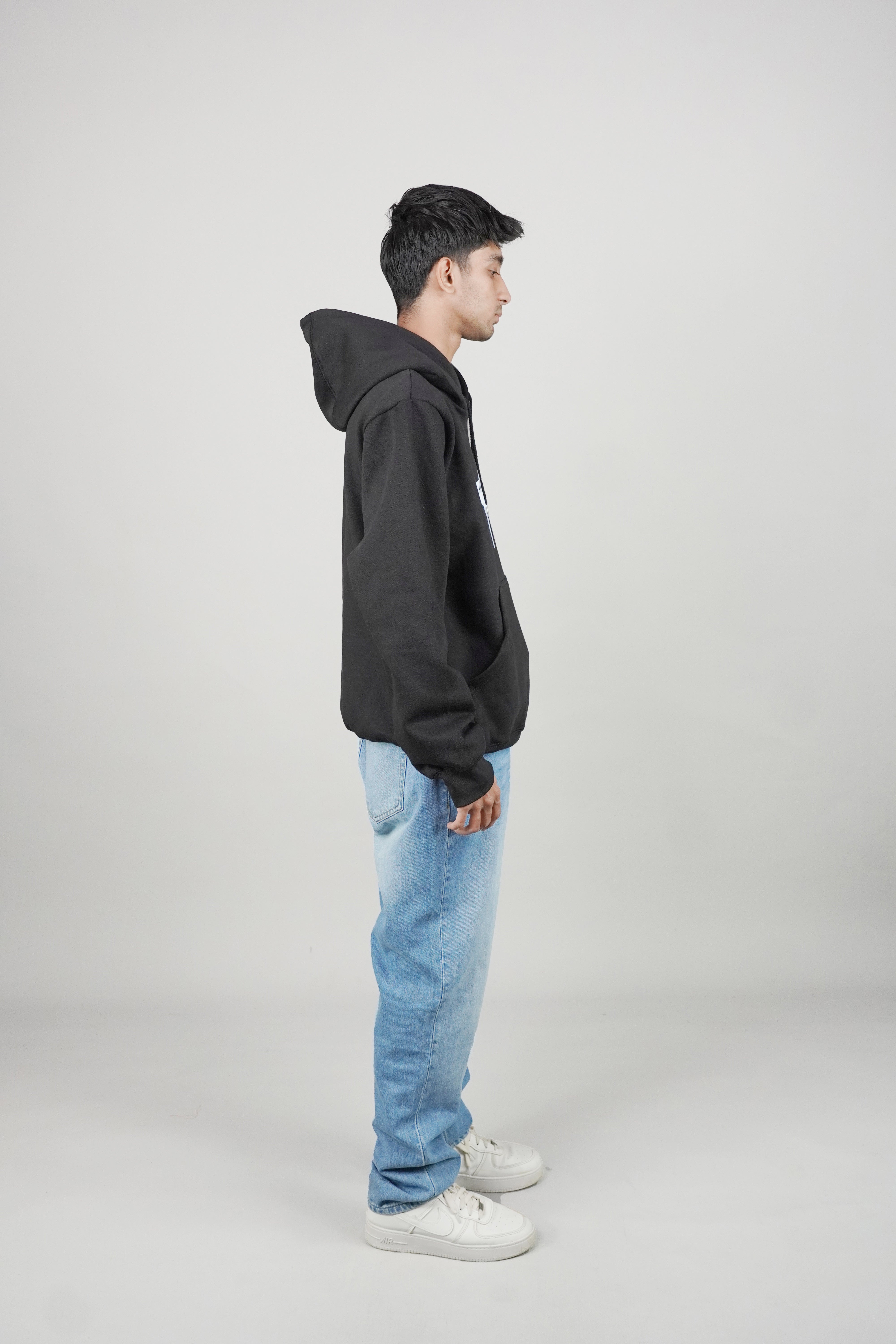 Black Pullover Hoodie-Unisex