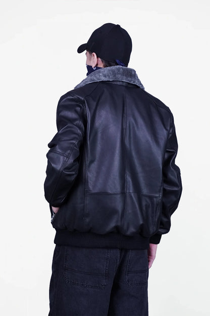 Bomber Leather Jacket