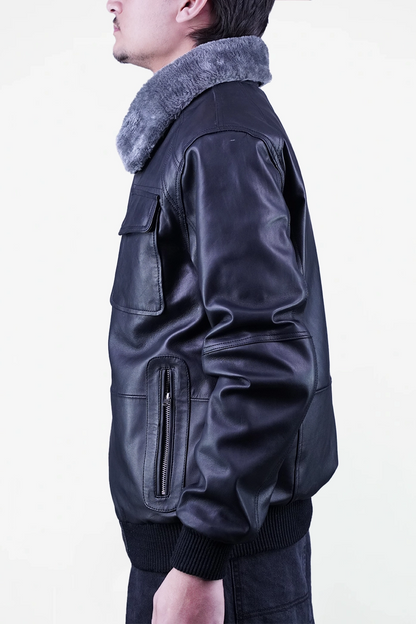 Bomber Leather Jacket