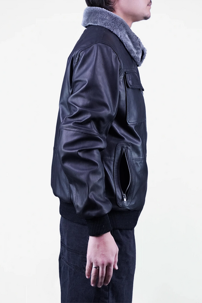Bomber Leather Jacket
