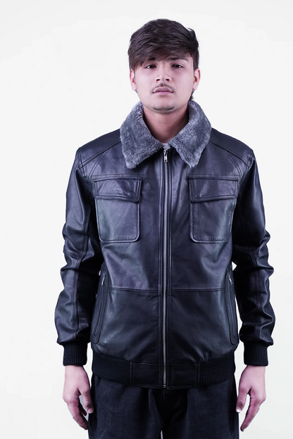 Bomber Leather Jacket