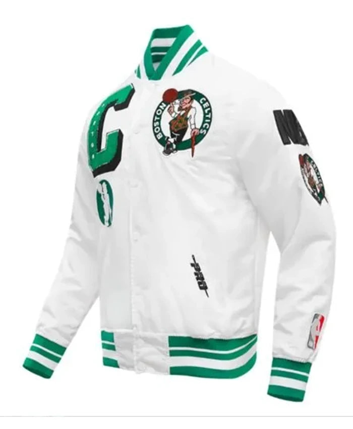 Boston Celtics Mashup Classic Varsity Jacket