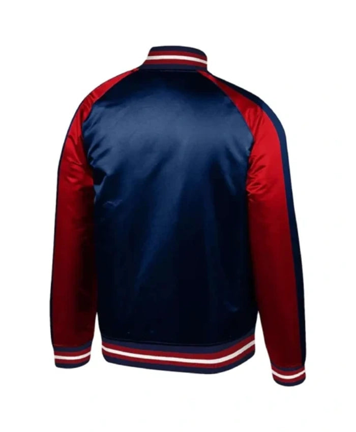 Boston Red Sox Navy Blue And Red Varsity Jacket