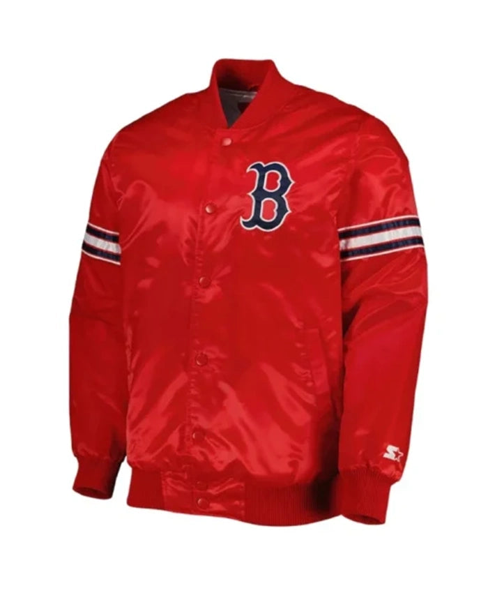 Boston Red Sox Pick And Roll Varsity Jacket