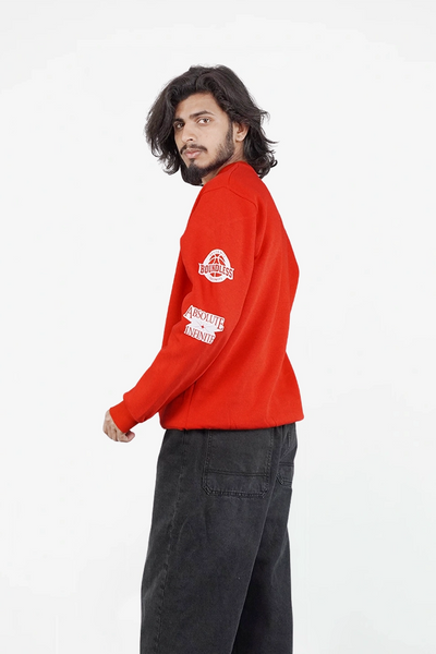 Boundless Victory Sweatshirt - Boundlessvictoryredsweatshirt Left
