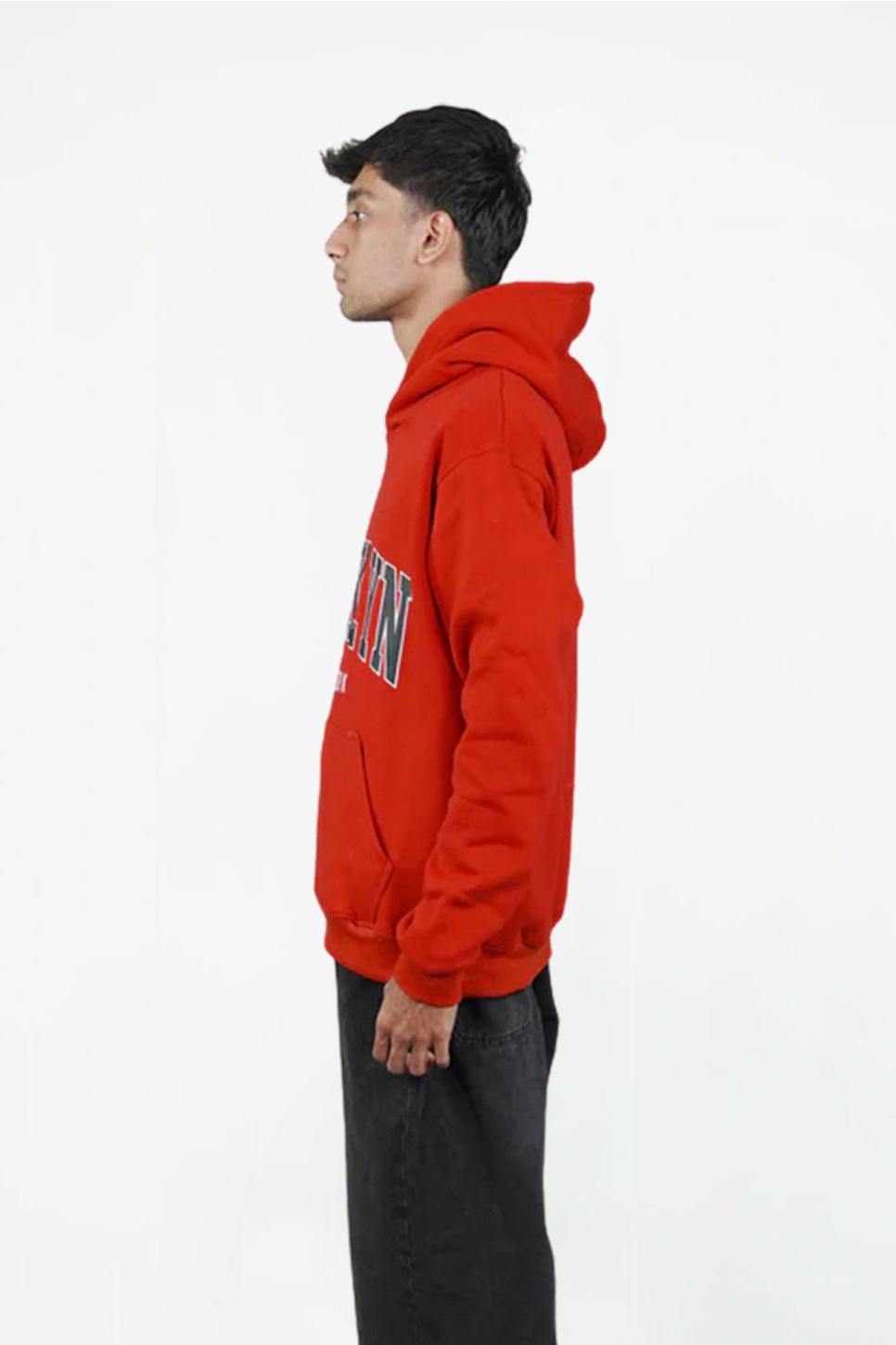 Brooklyn Red Pullover Hoodie