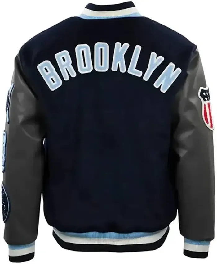 Brooklyn Royal Giants Black Wool Varsity Jacket