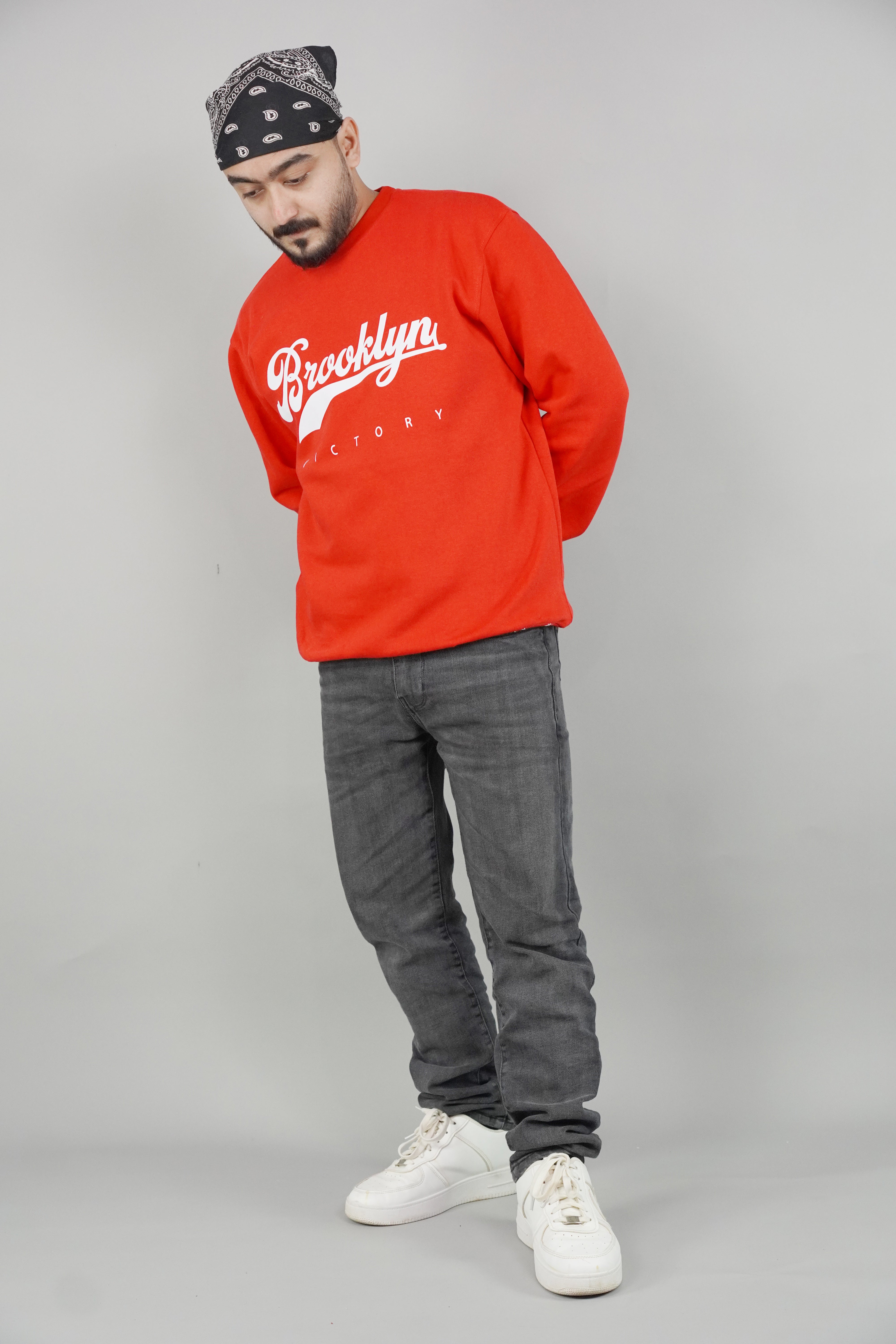 Brooklyn Victory Red Sweatshirt