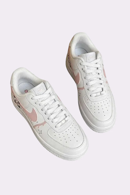 Custom AF1 Cute Panda Sneakers