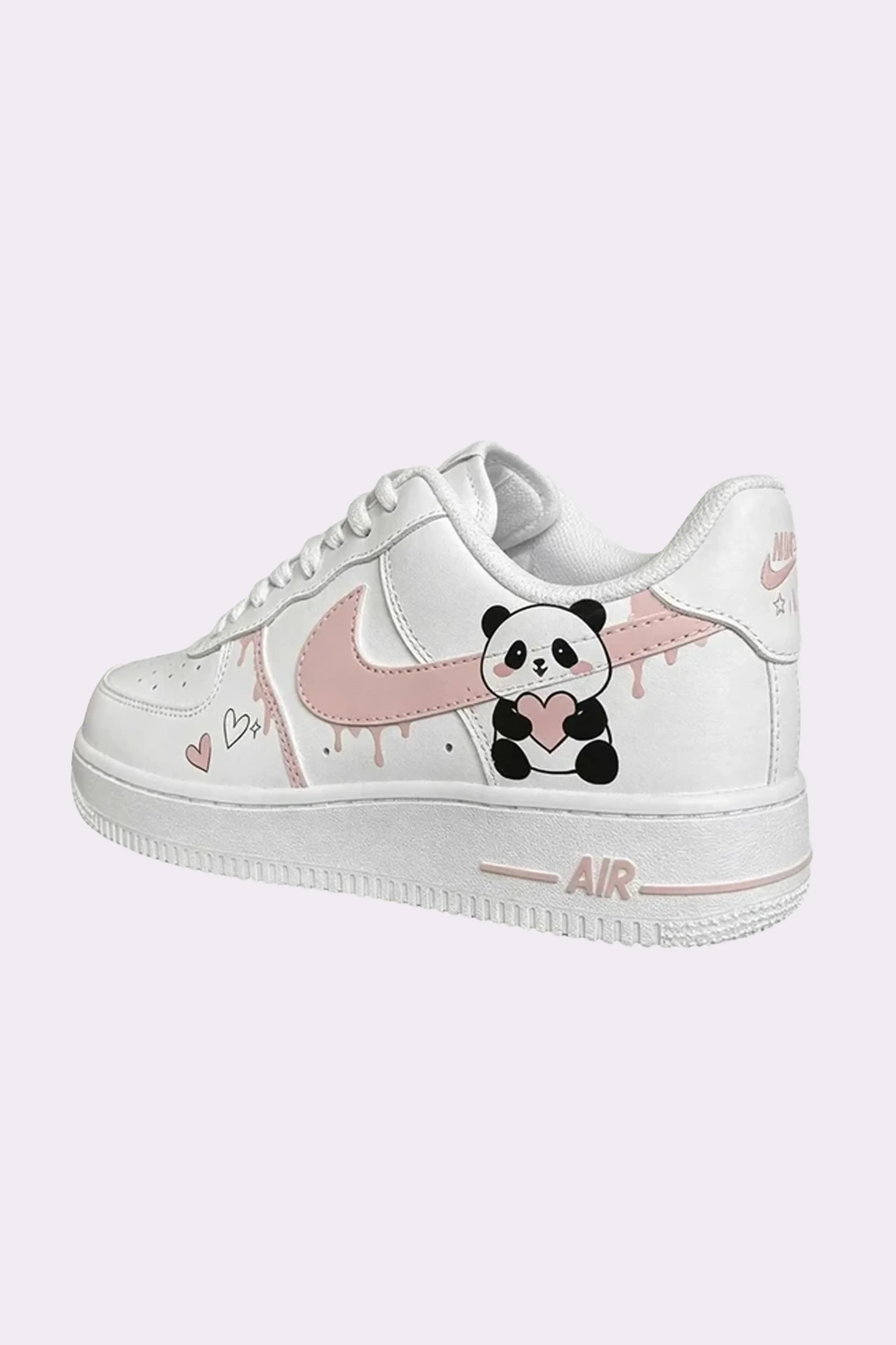 Custom AF1 Cute Panda Sneakers