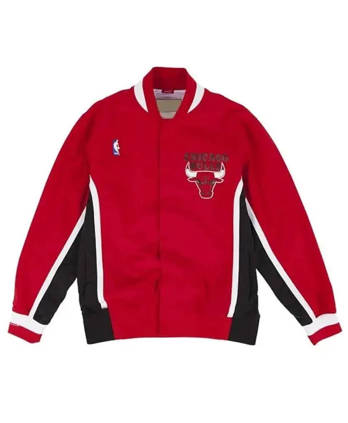 Chicago Bulls Warm Up Varsity Jacket