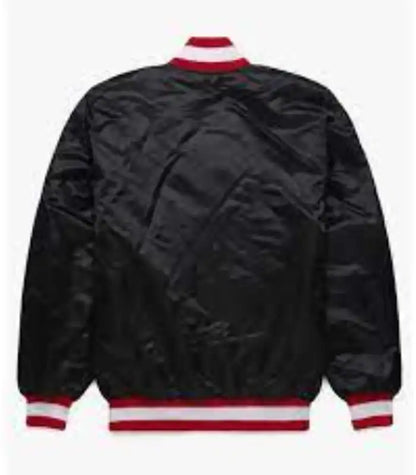 Chiefs Starter Black Varsity Jacket