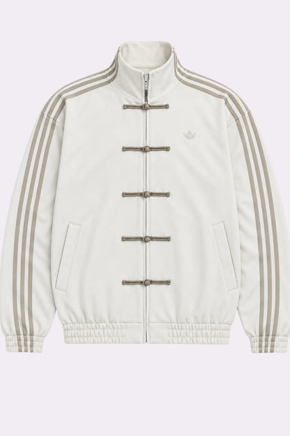 Chinese New Year White Tang Track Jacket